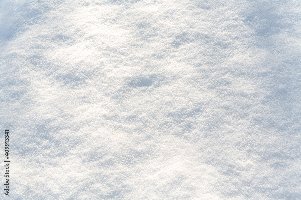 Snow with sun light background texture