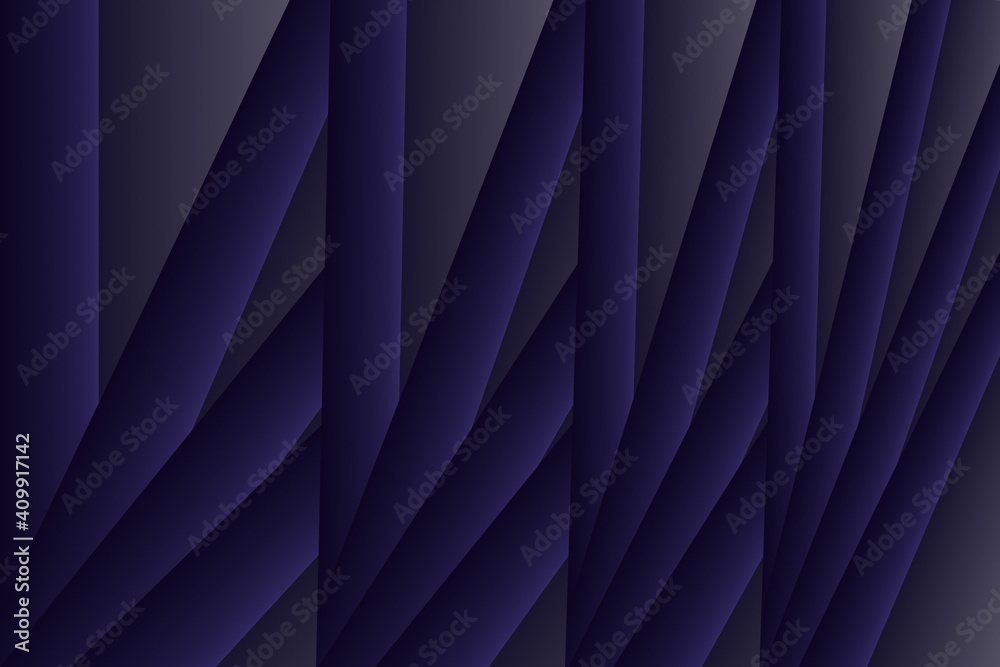 Obraz premium Movement of the blue geometric stripes in different directions