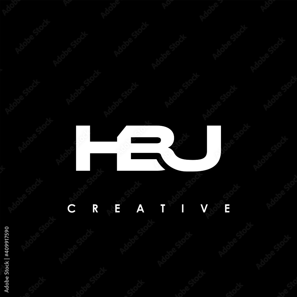 HBU Letter Initial Logo Design Template Vector Illustration HBU Letter Initial Logo Design Template Vector Illustration