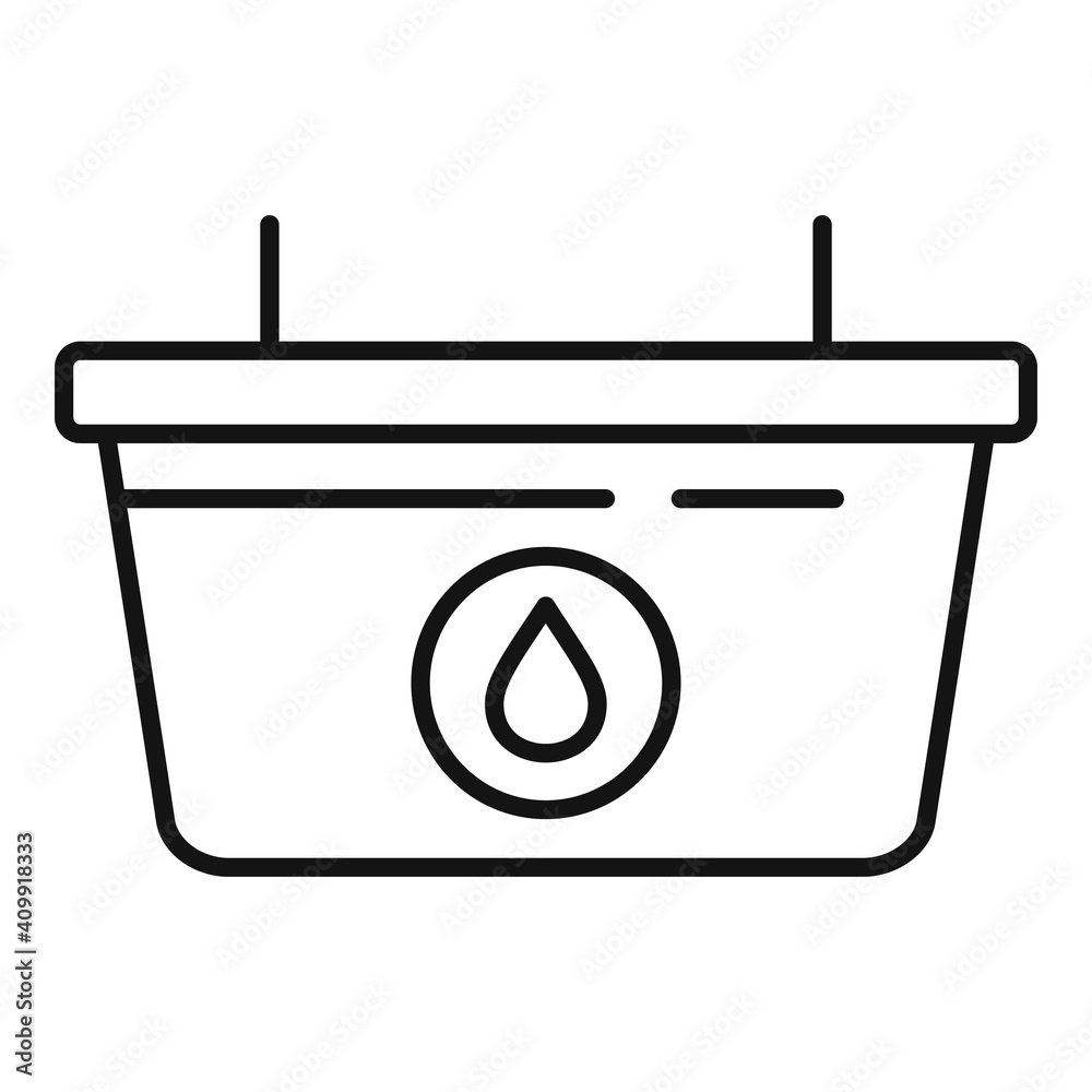 Blood donation box icon. Outline blood donation box vector icon for web design isolated on white background Blood donation box icon. Outline blood donation box vector icon for web design isolated on white background