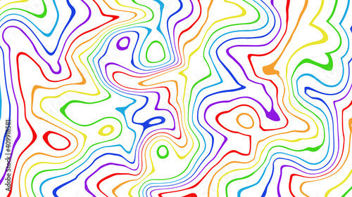 Abstract vector liquid rainbow background