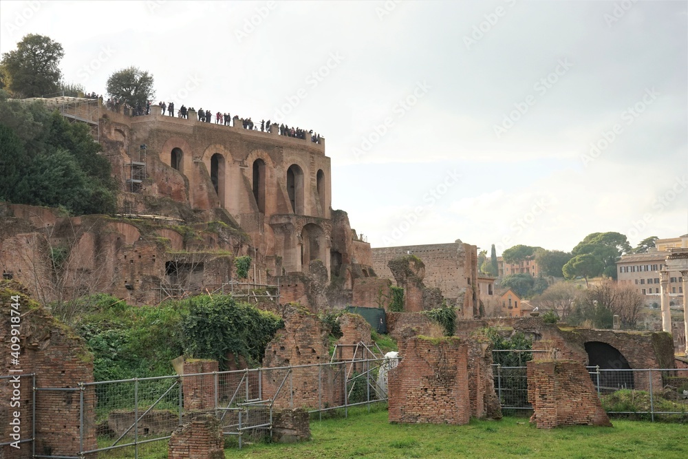 Roman Forum aka Foro Romano, in Rome, Italy - フォロ・ロマーノ ローマ イタリア