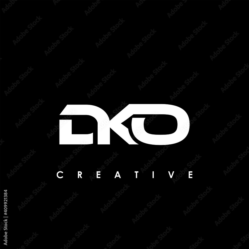 DKO Letter Initial Logo Design Template Vector Illustration DKO Letter Initial Logo Design Template Vector Illustration
