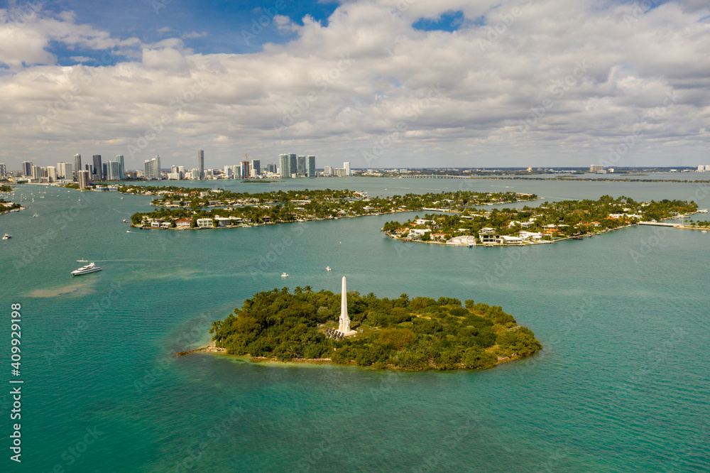 Monument Island Miami FL USA