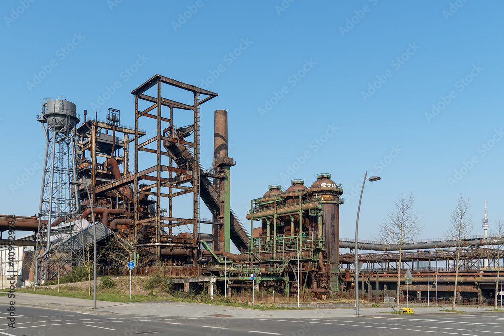 Altes Stahlwerk Phoenix-West in Dortmund-Hörde, Nordrhein-Westfalen