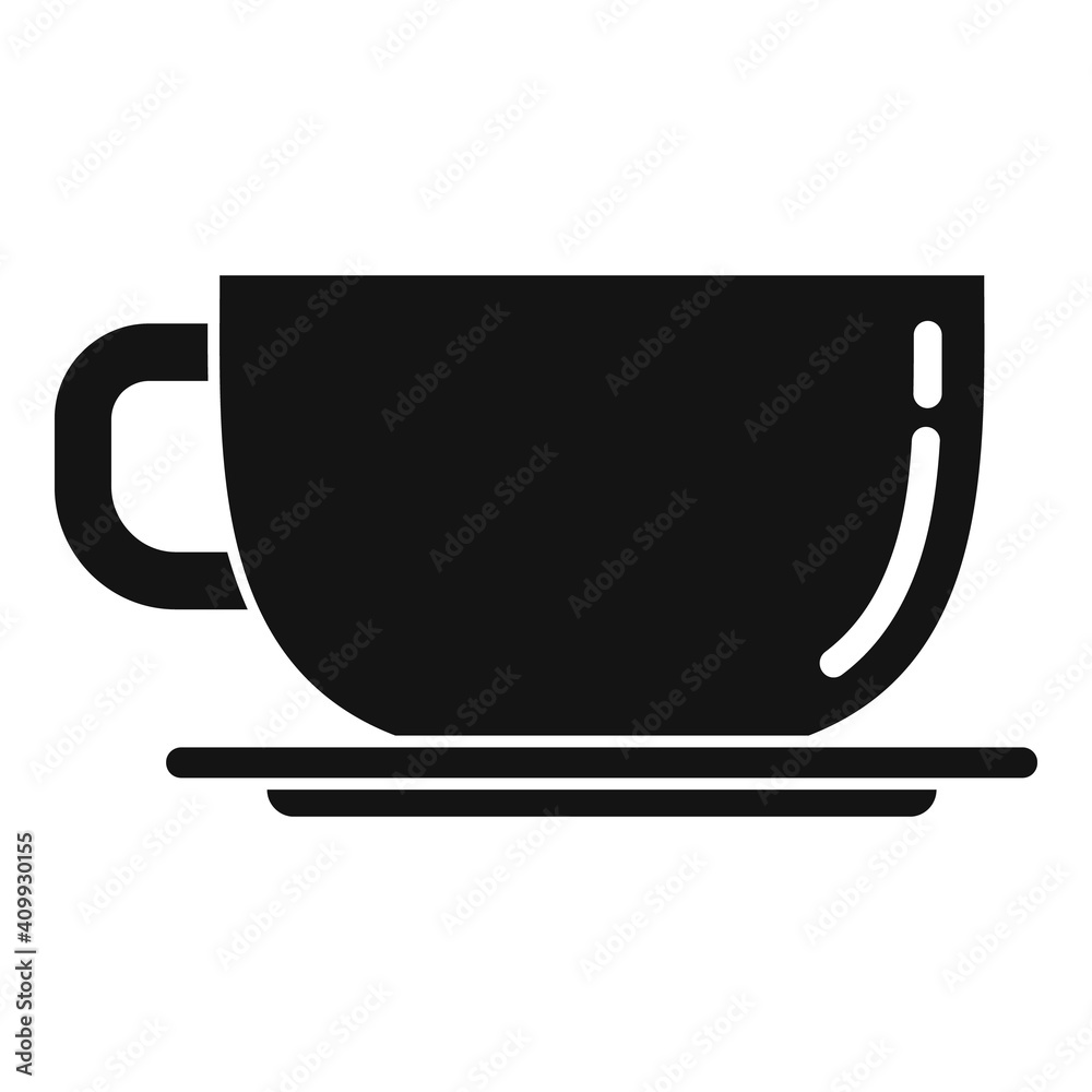 Coffee cup icon. Simple illustration of coffee cup vector icon for web design isolated on white background Coffee cup icon. Simple illustration of coffee cup vector icon for web design isolated on white background