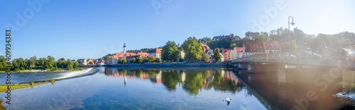 Panorama, Landsberg am Lech, Bayern, Deutschland 