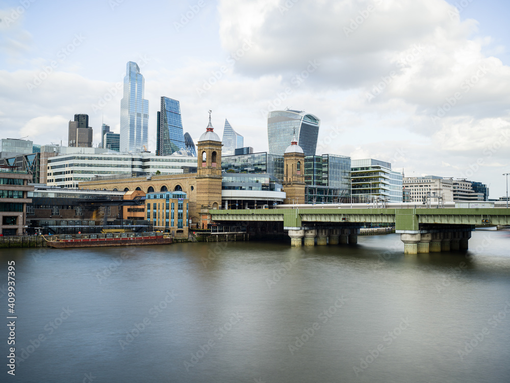River Thames and City of London, UK