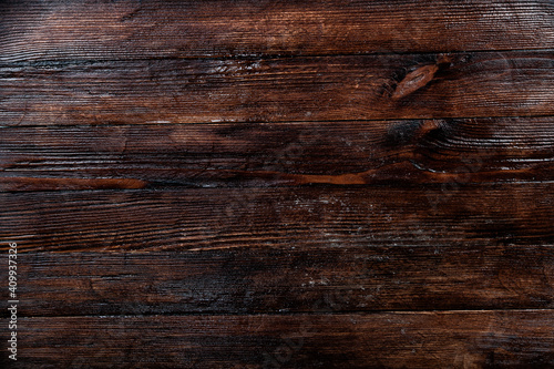 Vintage brown wood background texture. Old painted wood wall