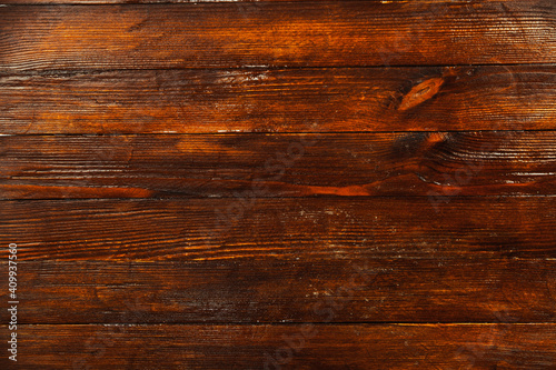 Wallpaper Mural Vintage brown wood background texture. Old painted wood wall Torontodigital.ca