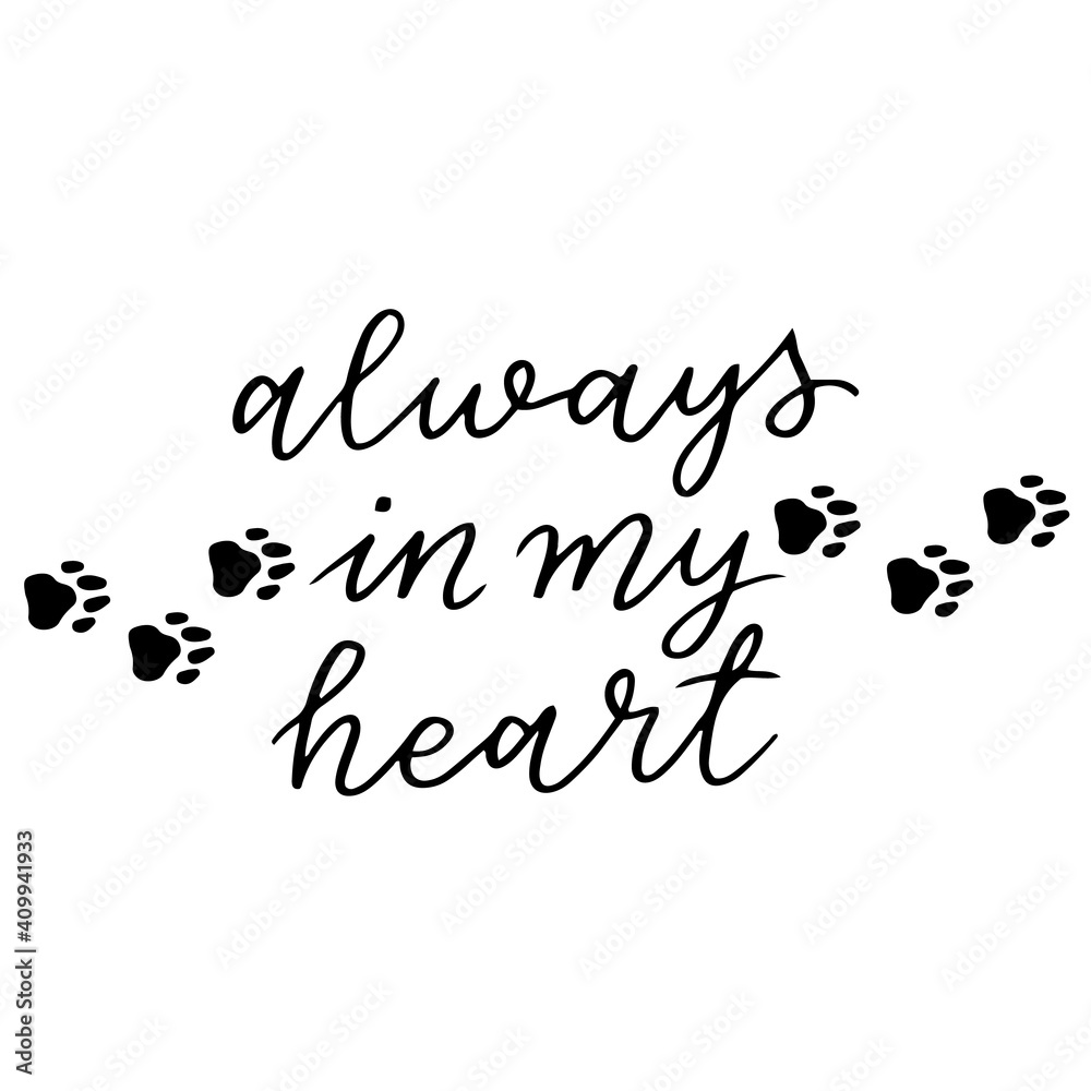 Cat and dog phrase black and white poster. Inspirational quotes about cat, dog and domestical