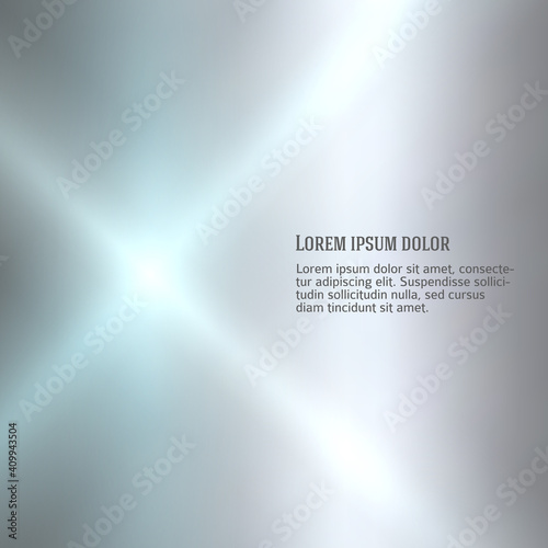 Modern metalic grey background of bright glowing perspective. Gorgeous graphic image template. Abstract vector Illustration eps 10 for your business brochure colors silver, steel