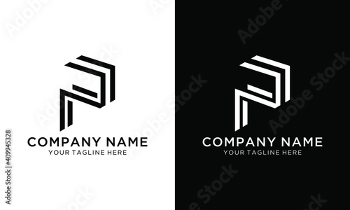 Modern elegant creative P Logo Design and template. PP icon initial Based Monogram and Letters in vector.