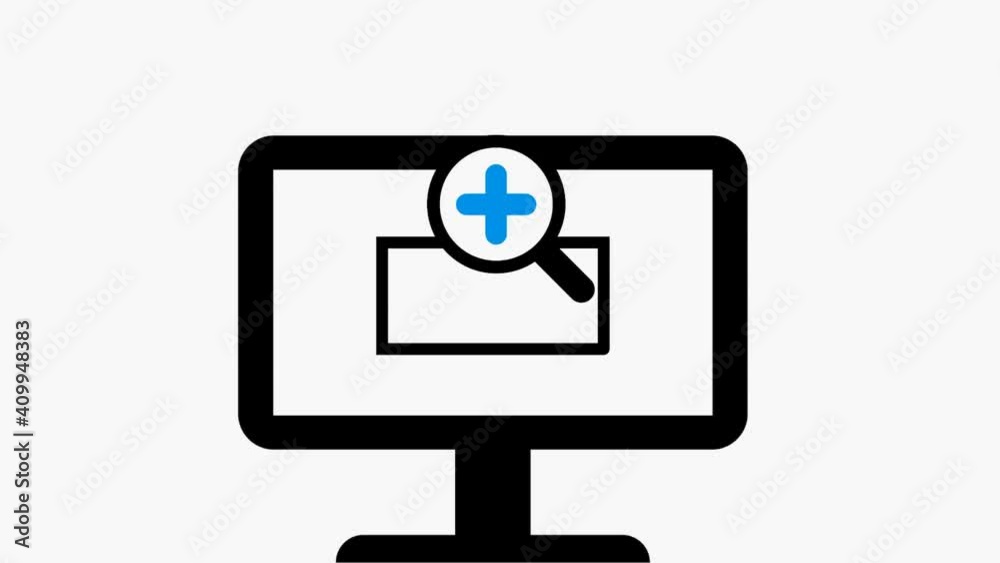 Shopping online easy delivery by technology at home (icon animation concept). Shopping online easy delivery by technology at home (icon animation concept).