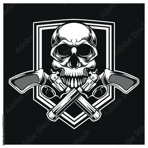 skull logo,
skull illustration, vector graphics, tshirt design 