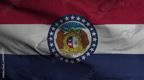 Missouri State USA Flag Background 4K