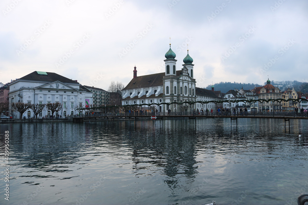 Obraz premium lake ofe luzern