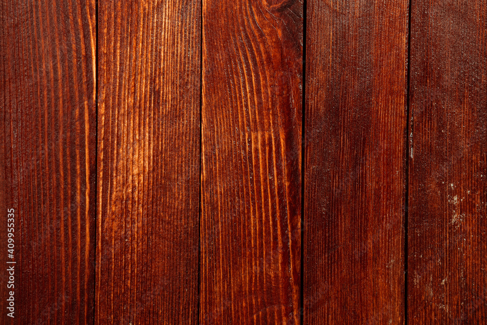 Naklejka premium Vintage brown wood background texture. Old painted wood wall