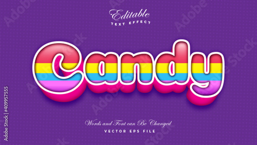 Colorful Candy Text Effect