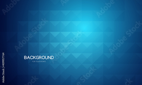 Abstract background vector illustration. Gradient blue with geometric shapes composition.