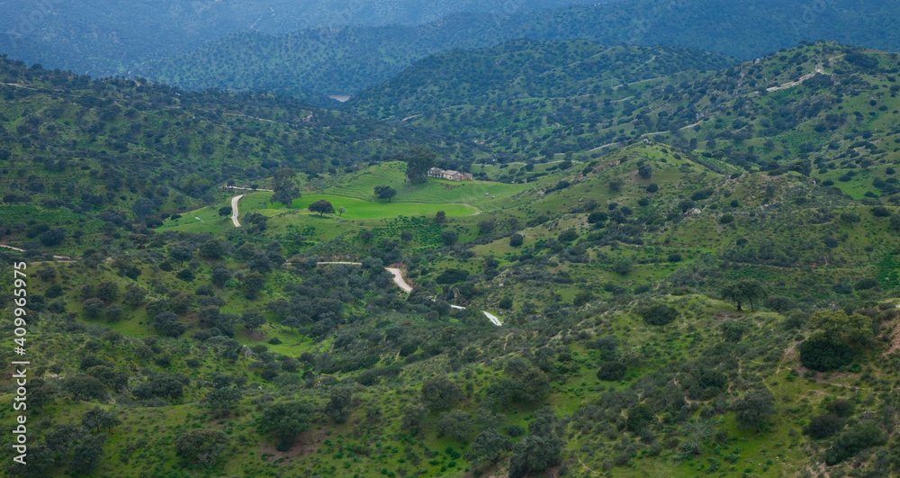 Obraz premium Parque Natural Sierra de Andújar, Jaen, Andalucía, España