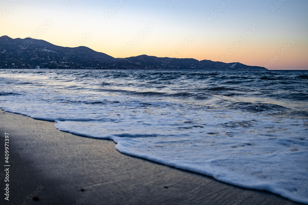 Sonnenuntergang am Meer auf Kreta (Griechenland)