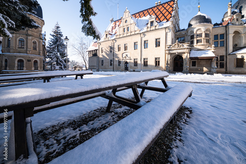 Biergarten, geschlossen photo