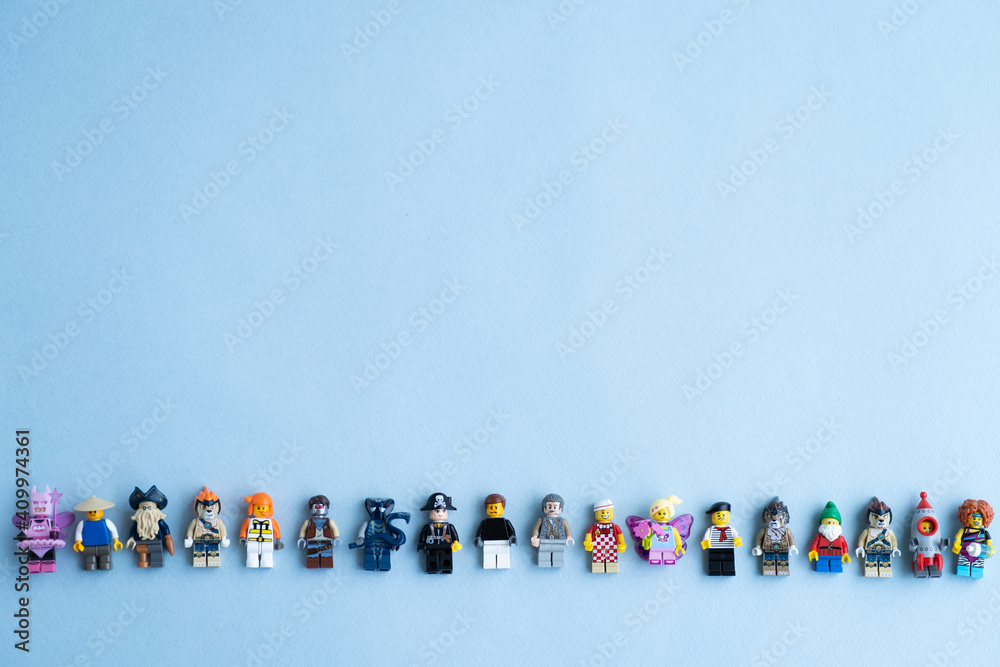 Framed minifigures -  Italia