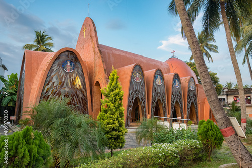 St George Orthodox Koonan Kurishu Old Syrian Church in Fort Kochi, India photo