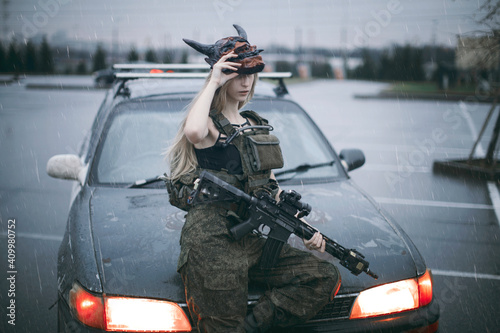 samurai military  girl