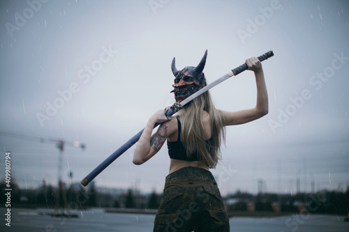 samurai military girl