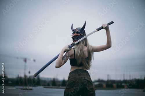 samurai military  girl