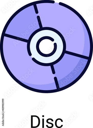 CD disk vector icon , photography and digital art for web design