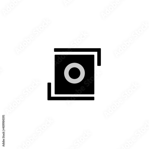 Isolated photo icon. Vector drawing.