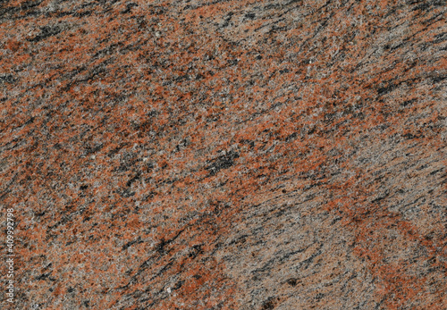 Bolivar multicolor granite, polished and waxed 