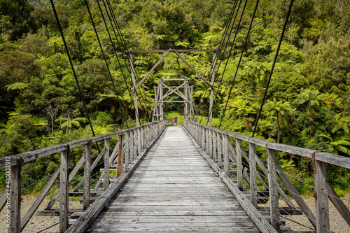 Historic Tauranga Bridge in Waioeka Gorge
