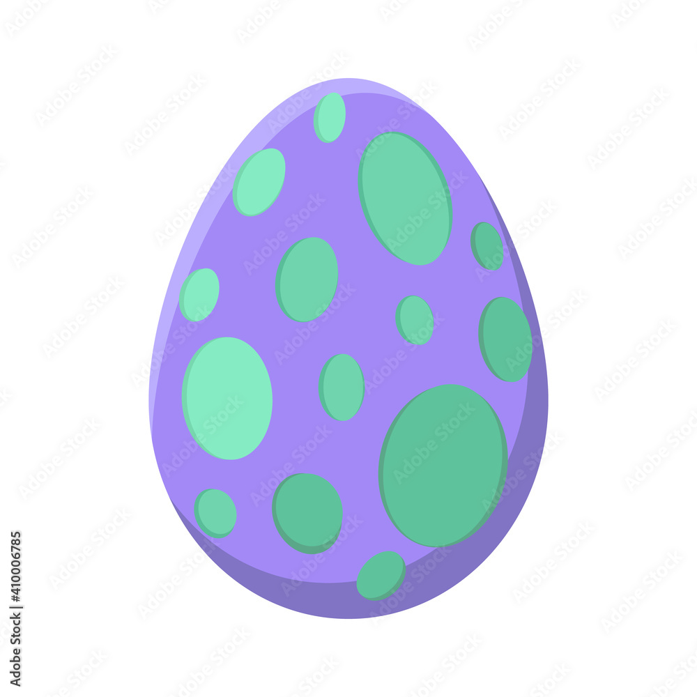 Happy Easter. Easter egg with texture on white background. Spring holiday. Vector illustration. Happy Easter. Easter egg with texture on white background. Spring holiday. Vector illustration.