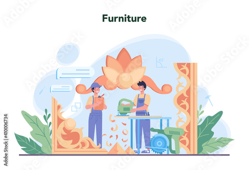 Wooden furniture maker or designer. Wood furniture repair