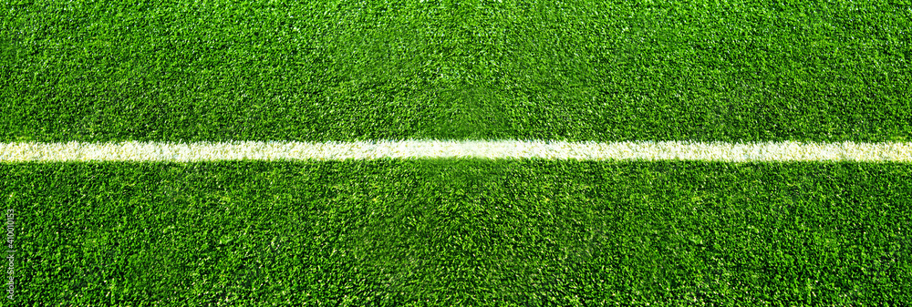 Football field, horizontal banner. Sporty concept.