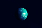 Distant exoplanet. Elements of this image were furnished by NASA.