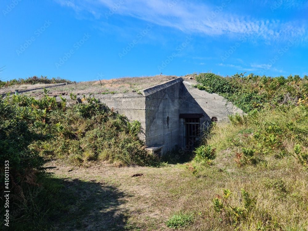 Guernsey Channel Islands, L'Ancresse Common Bunker Guernsey Channel Islands, L'Ancresse Common Bunker