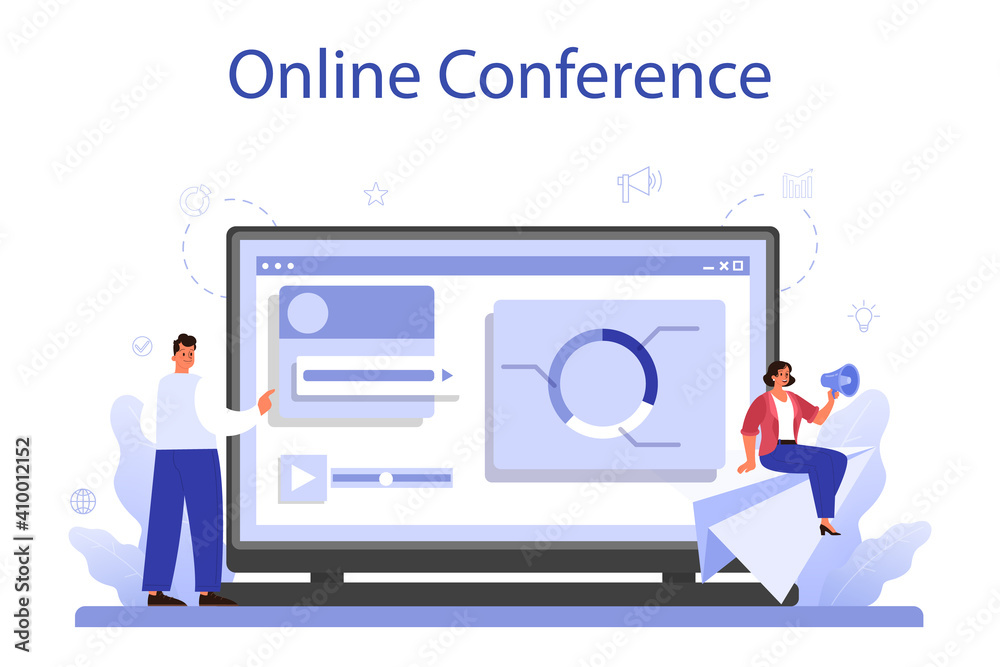 Leadership online service or platform. Manager leading a workteam. Strategy Leadership online service or platform. Manager leading a workteam. Strategy