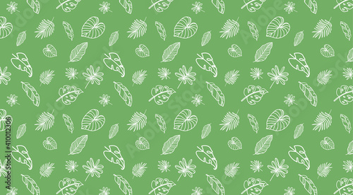 Tropical leaf pattern