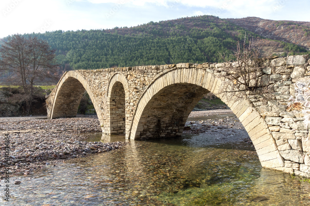 Roman bridge near village of Nenkovo, Bulgaria