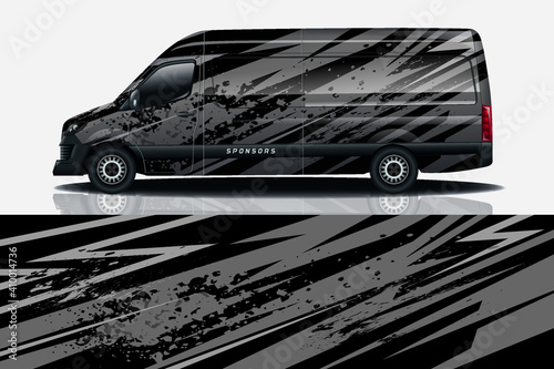 car decal wrap design vector