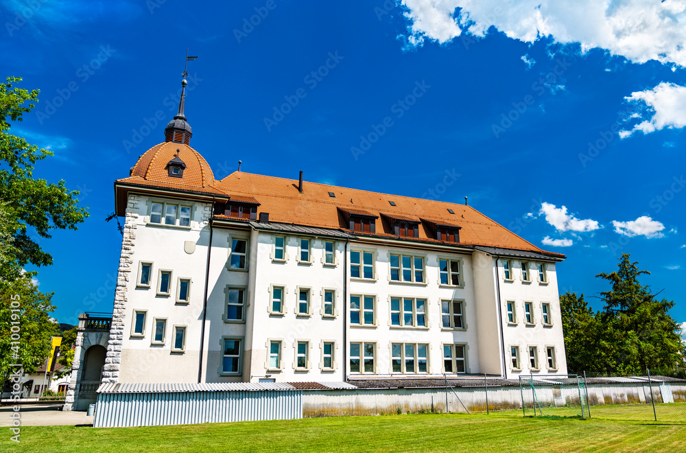 Obraz premium Hofmatt School in Aarburg, Switzerland