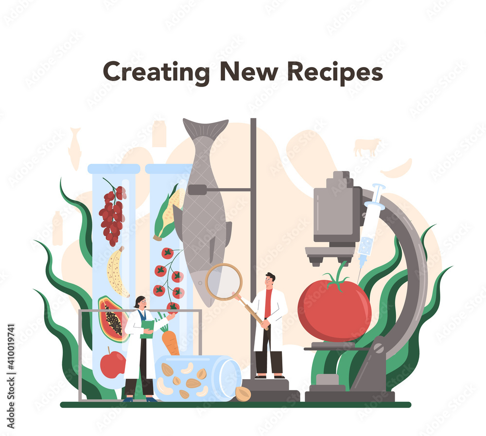 Naklejka premium Food industry sector of the economy. Light manufacturing