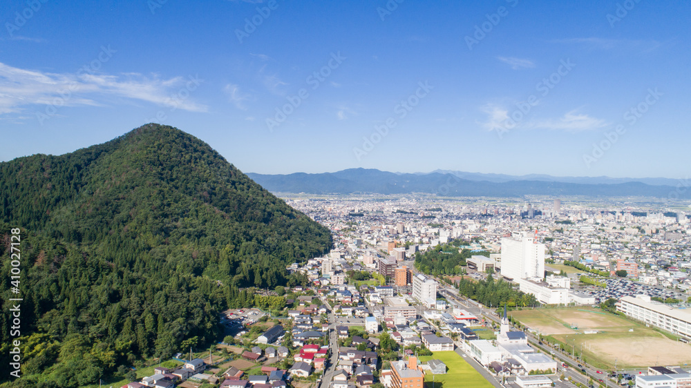 《山形県》山形市内の街並み