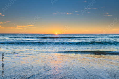 South Coast Sunrise Seascape and light high cloud © Merrillie