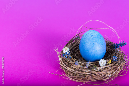 Colorful background with Easter eggs background. Happy Easter concept. Can be used as poster, background, holiday card